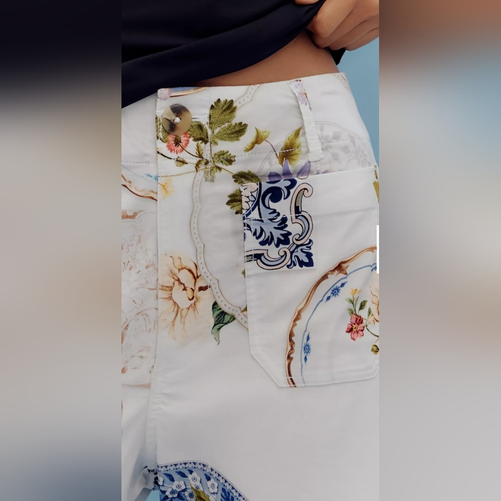 NWT The Colette Croppea Wide- Leg Pants by Maeve: Magic Fabric Edition Size 31 - Picture 3 of 10